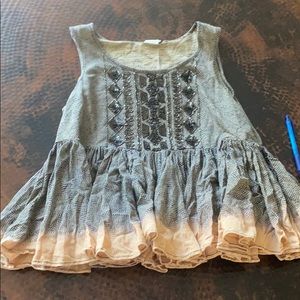 Anthropologie beaded top